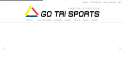 Desktop Screenshot of gotrisports.com